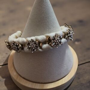 J. Crew Pavé Wrapped Chain Bracelet